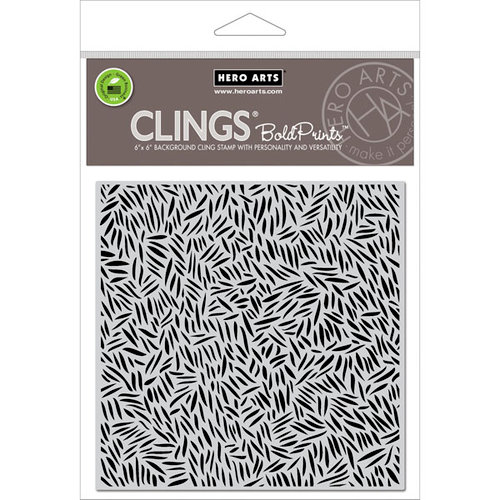 Hero Arts - Clings - Repositionable Rubber Stamps - Forest Floor Bold Prints