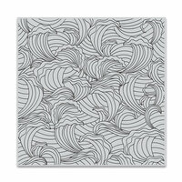 Hero Arts - Clings - Repositionable Rubber Stamps - Abstract Wave Bold Prints