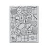 Hero Arts - Clings - Repositionable Rubber Stamps - Presents Background