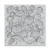 Hero Arts - Clings - Repositionable Rubber Stamps - Jellyfish Party Bold Prints