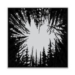 Hero Arts - Clings - Repositionable Rubber Stamps - Cathedral of Trees Bold Prints