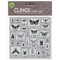 Hero Arts - Clings - Repositionable Rubber Stamps - Bug Collection Bold Prints
