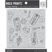 Hero Arts - Clings - Repositionable Rubber Stamps - Pool Party