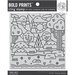 Hero Arts - Clings - Repositionable Rubber Stamps - Forest Shapes Bold Prints