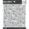 Hero Arts - Clings - Repositionable Rubber Stamps - Apple Slices Bold Prints