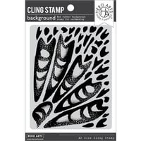 Hero Arts - Clings - Repositionable Rubber Stamps - Abstract Butterfly Wing Background