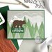 Hero Arts - Clings - Repositionable Rubber Stamps -Mountains and Trees