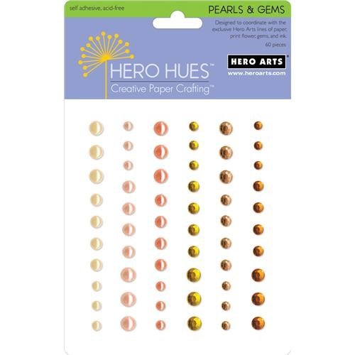 Hero Arts - Mixed Accents - Gems and Pearls - Sunshine
