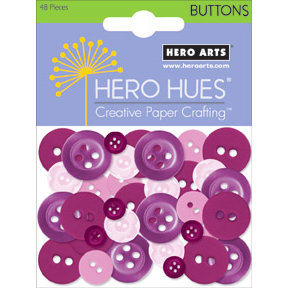 Hero Arts - Hero Hues - Mixed Buttons - Floral
