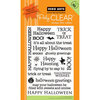 Hero Arts - Poly Clear - Halloween - Clear Acrylic Stamps - Happy Halloween