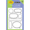 Hero Arts - Poly Clear - Clear Acrylic Stamps - Write your Message