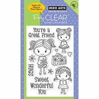 Hero Arts - Poly Clear - Clear Acrylic Stamps - Sweet Wonderful You