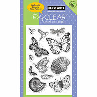Hero Arts - Poly Clear - Clear Acrylic Stamps - Antique Engravings