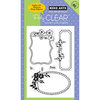 Hero Arts - Poly Clear - Clear Acrylic Stamps - Three Floral Frames