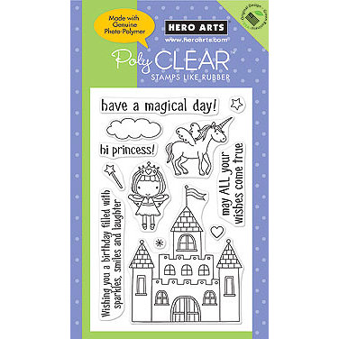 Hero Arts - Poly Clear - Clear Acrylic Stamps - Magical Castle