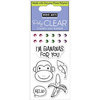 Hero Arts - Sparkle Clear - Clear Acrylic Stamps - Bananas for you