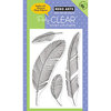 Hero Arts - Poly Clear - Clear Acrylic Stamps - Feathers