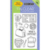 Hero Arts - Poly Clear - Clear Acrylic Stamps - What's Perking