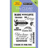 Hero Arts - Poly Clear - Clear Acrylic Stamps - So Artsy