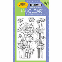 Hero Arts - Poly Clear - Clear Acrylic Stamps - Delicate Blossoms