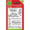 Hero Arts - Poly Clear - Christmas - Clear Acrylic Stamps - Joy To All