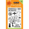 Hero Arts - Poly Clear - Halloween - Clear Acrylic Stamps - Frightful