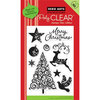 Hero Arts - Poly Clear - Christmas - Clear Acrylic Stamps - Swirl Christmas