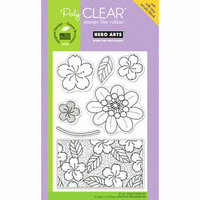 Hero Arts - Poly Clear - Clear Acrylic Stamps - Dots N Flowers