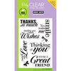 Hero Arts - Poly Clear - Clear Acrylic Stamps - Made with Love