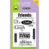 Hero Arts - Poly Clear - Clear Acrylic Stamps - Live Life