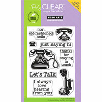 Hero Arts - Poly Clear - Clear Acrylic Stamps - Just Saying Hi