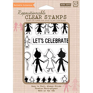 Hero Arts - BasicGrey - Life of the Party Collection - Poly Clear - Clear Acrylic Stamps - Cutouts