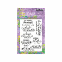 Hero Arts - Poly Clear - Clear Acrylic Stamps - Remember