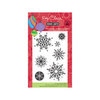 Hero Arts - Poly Clear - Christmas - Clear Acrylic Stamps - Designer Snowflakes