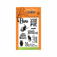 Hero Arts - Poly Clear - Halloween - Clear Acrylic Stamps - You Scare Me