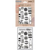 Hero Arts - BasicGrey - Soleil Collection - Poly Clear - Clear Acrylic Stamps - Summer Lovin'