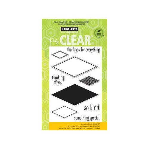 Hero Arts - Poly Clear - Clear Acrylic Stamps - So Kind