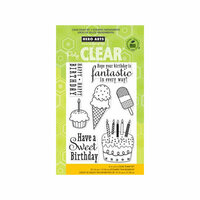 Hero Arts - Poly Clear - Clear Acrylic Stamps - Fantastic Birthday