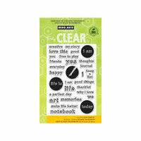 Hero Arts - Poly Clear - Clear Acrylic Stamps - My Words
