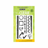 Hero Arts - Poly Clear - Clear Acrylic Stamps - Notebook Essentials