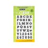 Hero Arts - Poly Clear - Clear Acrylic Stamps - Sketchbook Letters