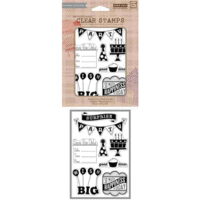 Hero Arts - BasicGrey - RSVP Collection - Poly Clear - Clear Acrylic Stamps - Wish Big