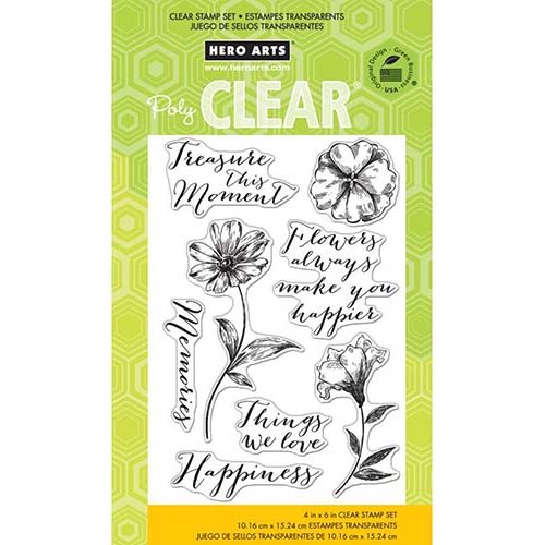 Hero Arts - Poly Clear - Clear Acrylic Stamps - Things We Love
