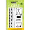 Hero Arts - Poly Clear - Clear Acrylic Stamps - Borders and Arrows