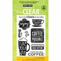 Hero Arts - Poly Clear - Clear Acrylic Stamps - Need Caffeine