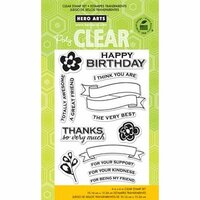 Hero Arts - Poly Clear - Clear Acrylic Stamps - For Your Kindness
