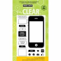 Hero Arts - Poly Clear - Clear Acrylic Stamps - LOL