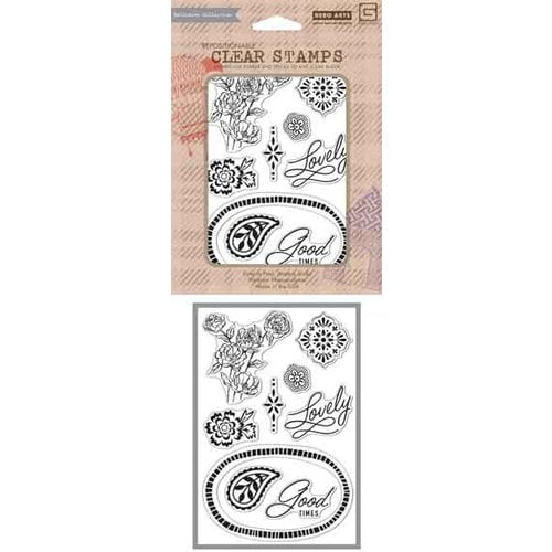 Hero Arts - BasicGrey - Spice Market Collection - Clear Photopolymer Stamps - Lovely