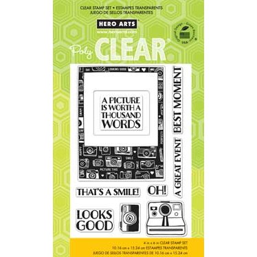 Hero Arts - Poly Clear - Clear Acrylic Stamps - Looks Good