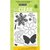Hero Arts - Poly Clear - Clear Acrylic Stamps - Butterfly and Flower